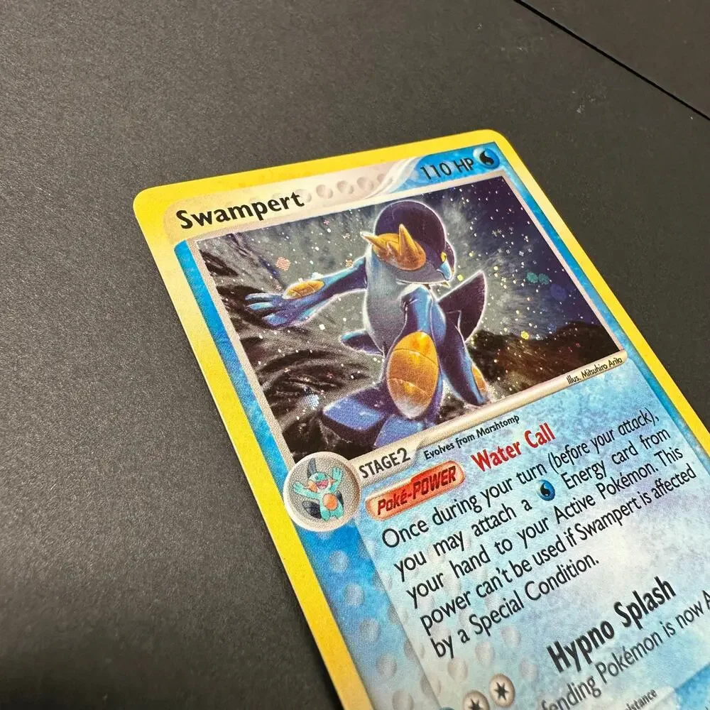 Pokemon TCG Swampert 13/109 EX Ruby and Sapphire Holo Rare NM